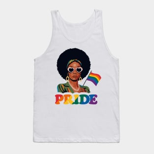 Black Lesbian Pride Tank Top